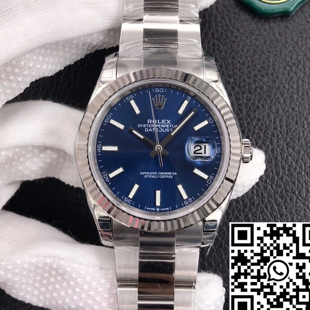 Blue VS Dial Rolex M126334-0001 Datejust Factory 0419